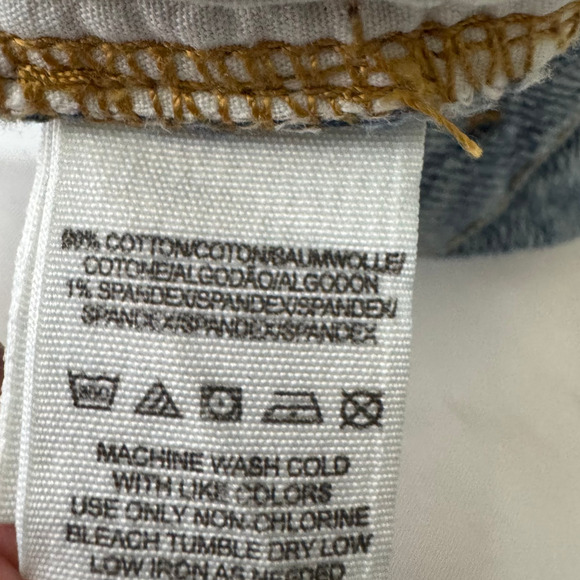 Free People Low Rise Distressed Cut Off Jean Shorts Size 25 - Picture 5 of 7